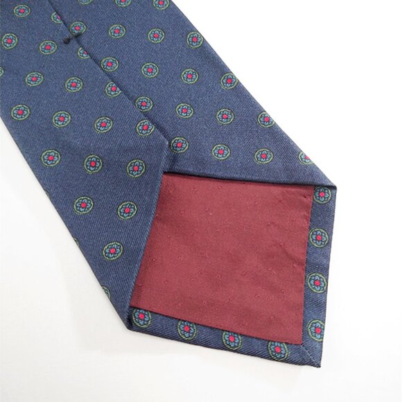Vintage 1980s Duque Tie Necktie The Foulard Made In Spain 100% Silk Collectors ! - Picture 5 of 5